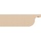 Ekena Millwork 2in. W x 6in. H x 20in. L Del Monte Woodgrain TimberThane Rafter Tail, Primed Tan RFTUR02X06X20DELRCPR - alternate 4